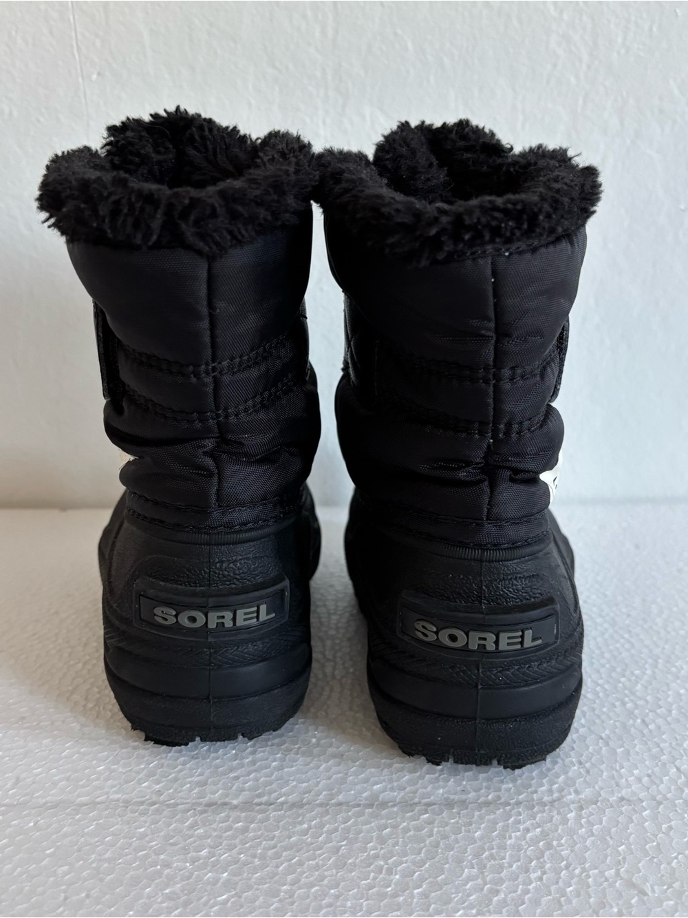 Sorel Black Toddler Polar Bear Snow Boots Size 7 - Picture 3 of 7